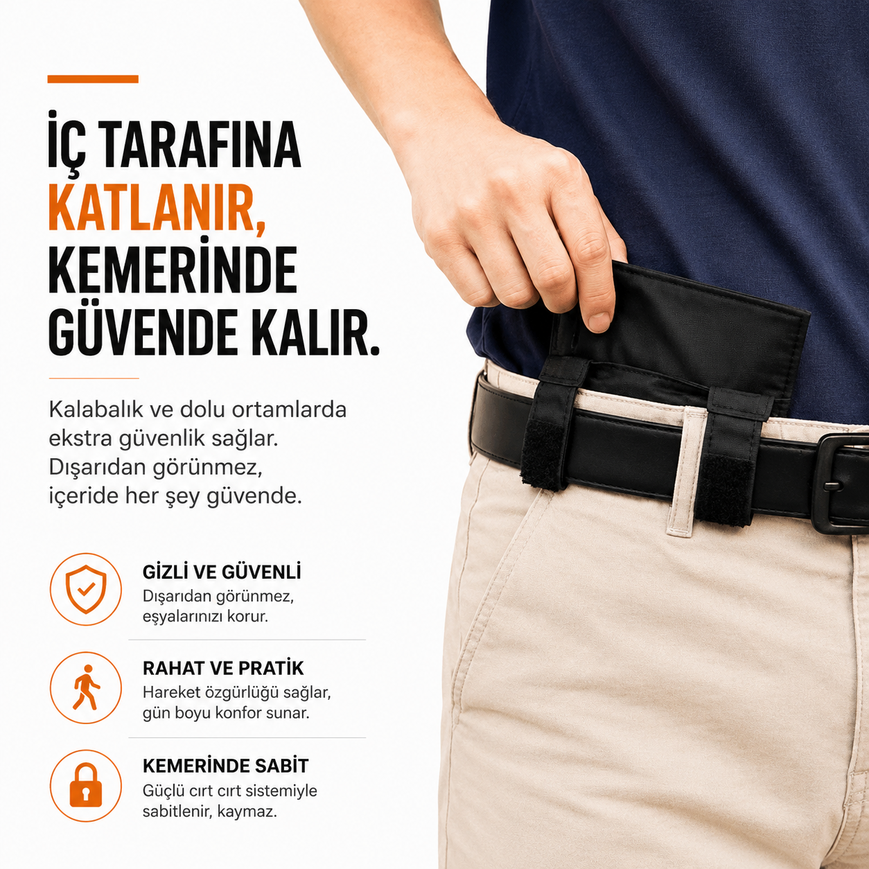 ÇatDok™ Gizli Kemer Çantası