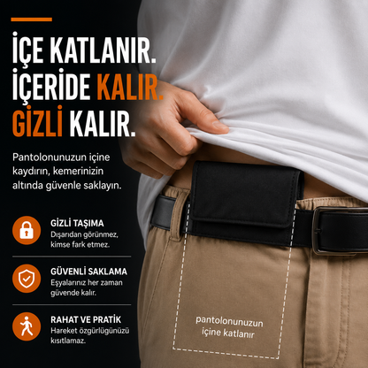 ÇatDok™ Gizli Kemer Çantası