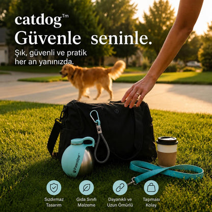 CatDog™Çelik Köpek Yürüyüş Matarası